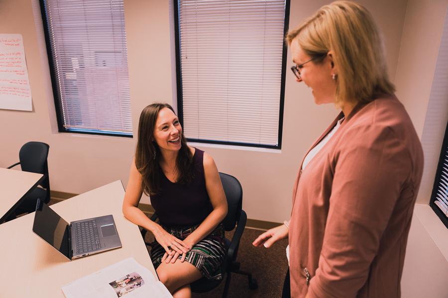 Master of Arts in Counseling Professor and Student